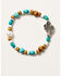 Prime Time Jewelry Women's Cactus Beaded Bracelet Set, Silver, hi-res