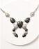 Image #2 - Idyllwind Women's Patomic Statement Squash Blossom Necklace, Silver, hi-res