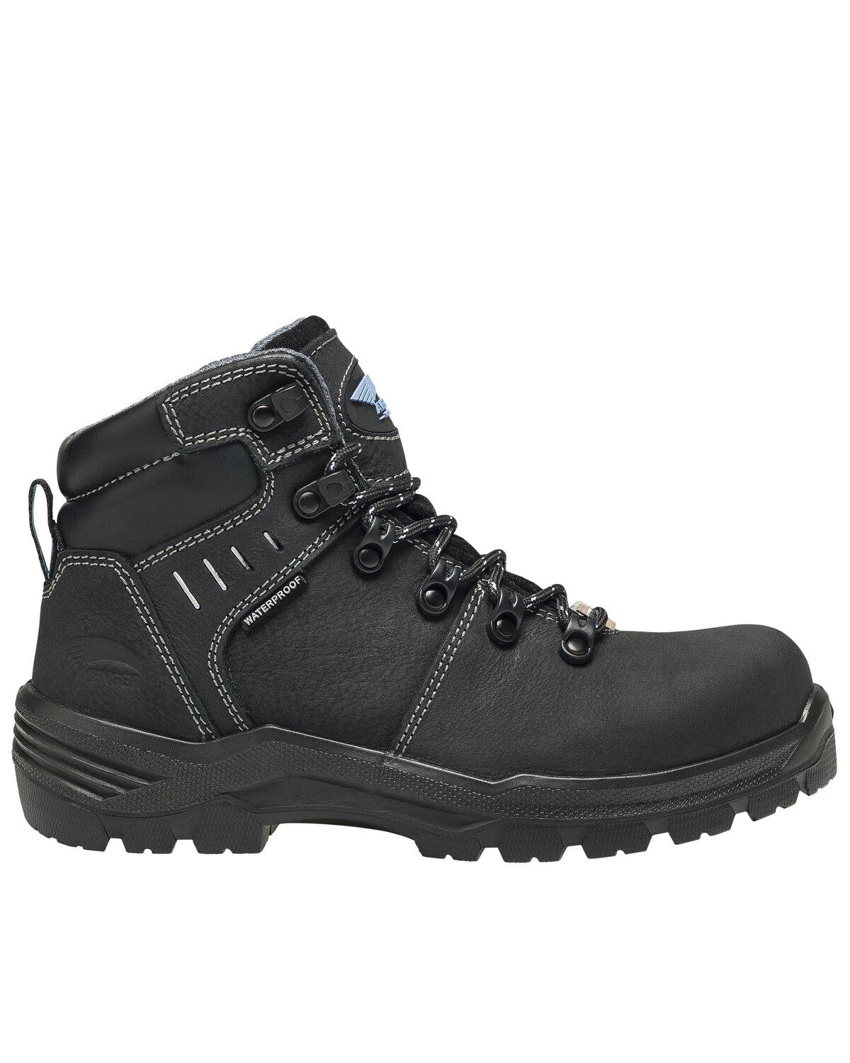 Image #2 - Avenger Women's Foundation Waterproof Work Boots - Composite Toe, Black, hi-res