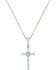 Image #1 - Montana Silversmiths Women's Acadian Cross Necklace, Silver, hi-res