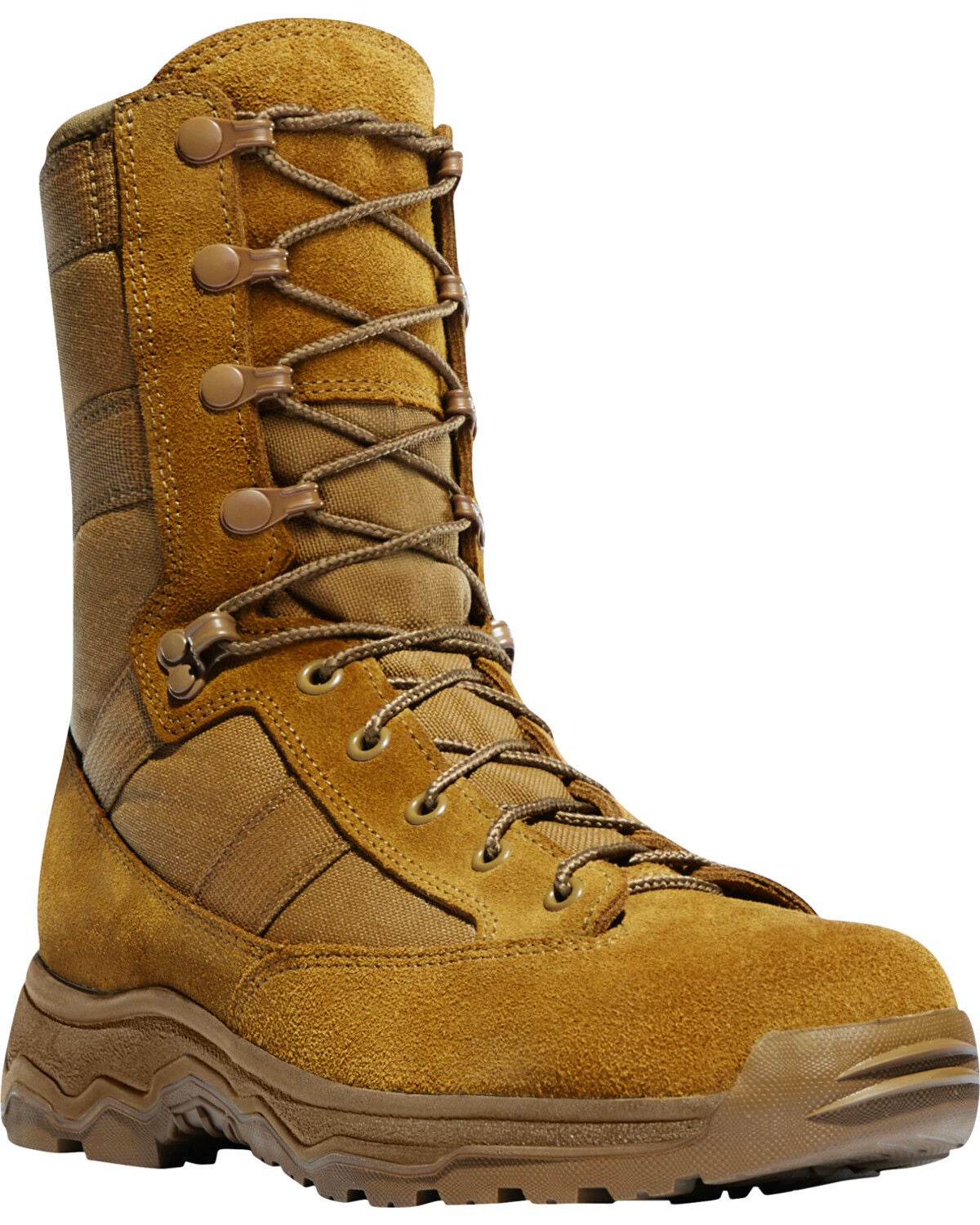 Danner Men's Coyote Hot 8" Reckoning Tactical Boots - Soft Toe, Sand, hi-res