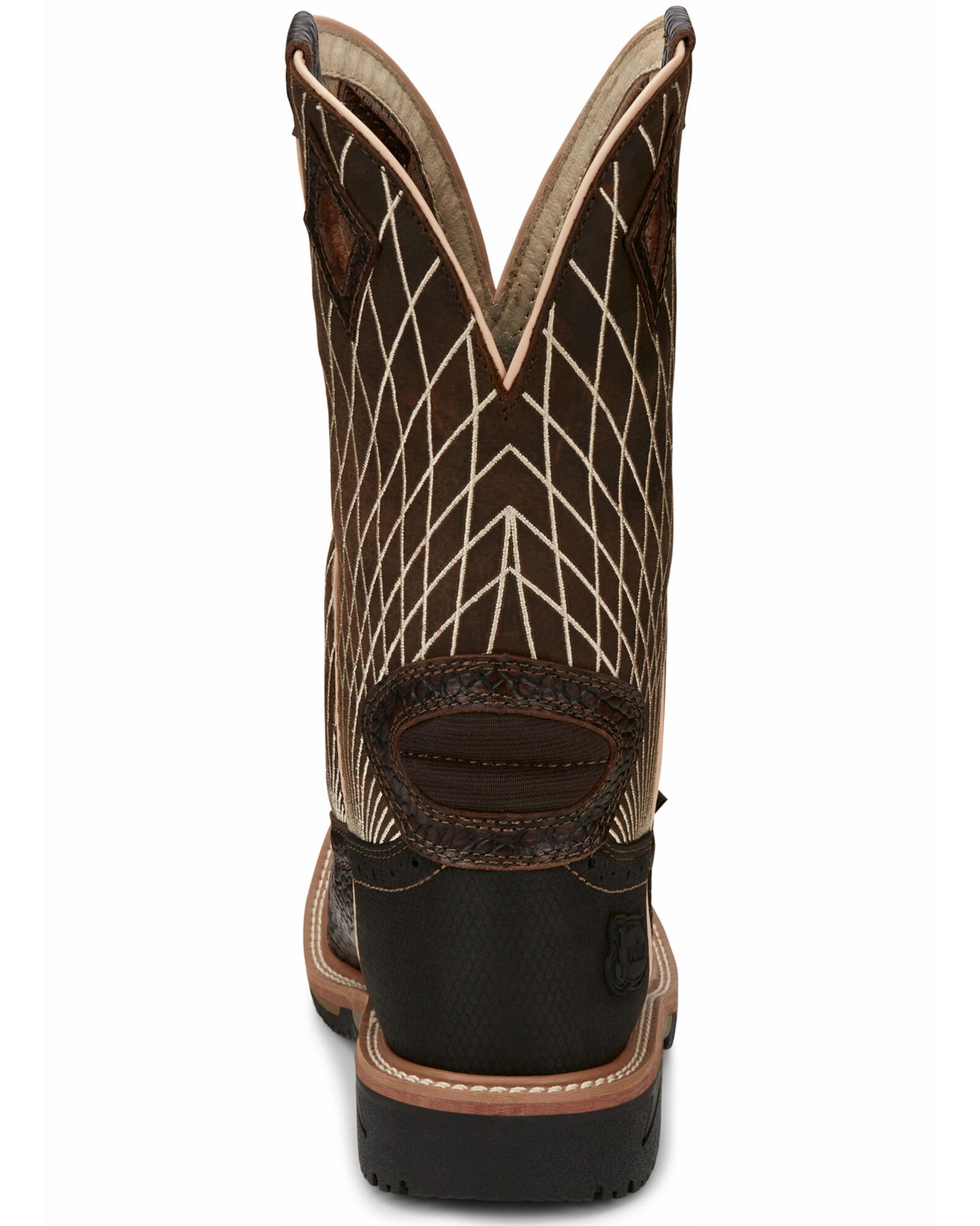 Justin Men s Derrickman Western Work Boots Composite Toe Boot Barn