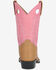 Image #4 - Smoky Mountain Girls' Mesa Western Boots - Broad Square Toe, Pink, hi-res