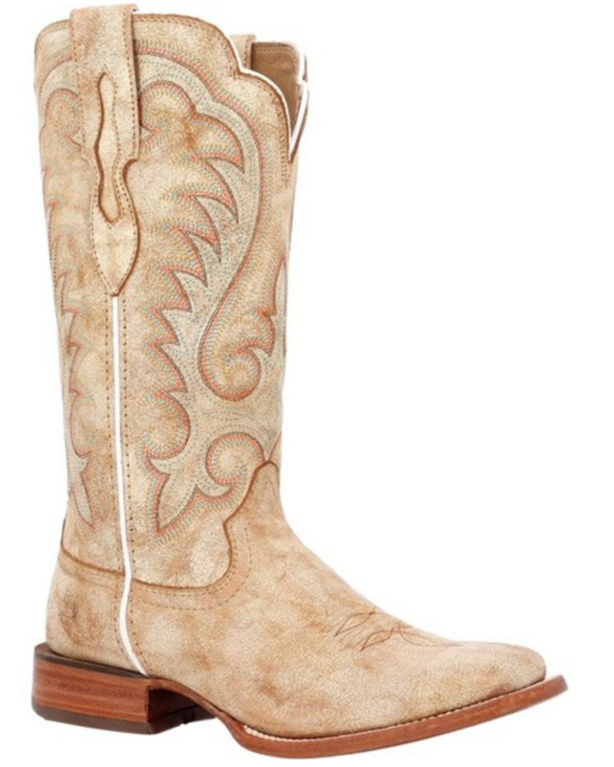 Image #1 - Durango Women's Arena Pro Western Boots - Broad Square Toe, Lt Brown, hi-res