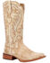 Image #1 - Durango Women's Arena Pro Western Boots - Broad Square Toe, Lt Brown, hi-res