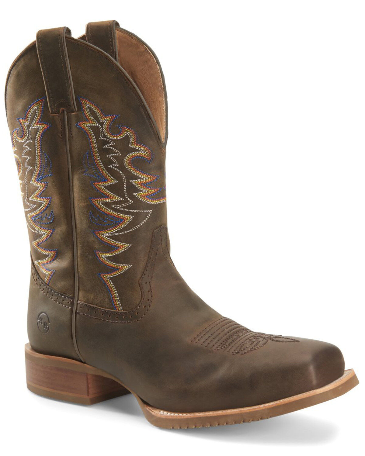 Double h wide square toe boots