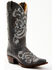 Image #1 - Shyanne Women's Iona Floral Studded Western Boots - Snip Toe, Grey, hi-res
