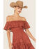 Image #3 - Shyanne Women's Lace Off The Shoulder High-Low Dress, Mauve, hi-res