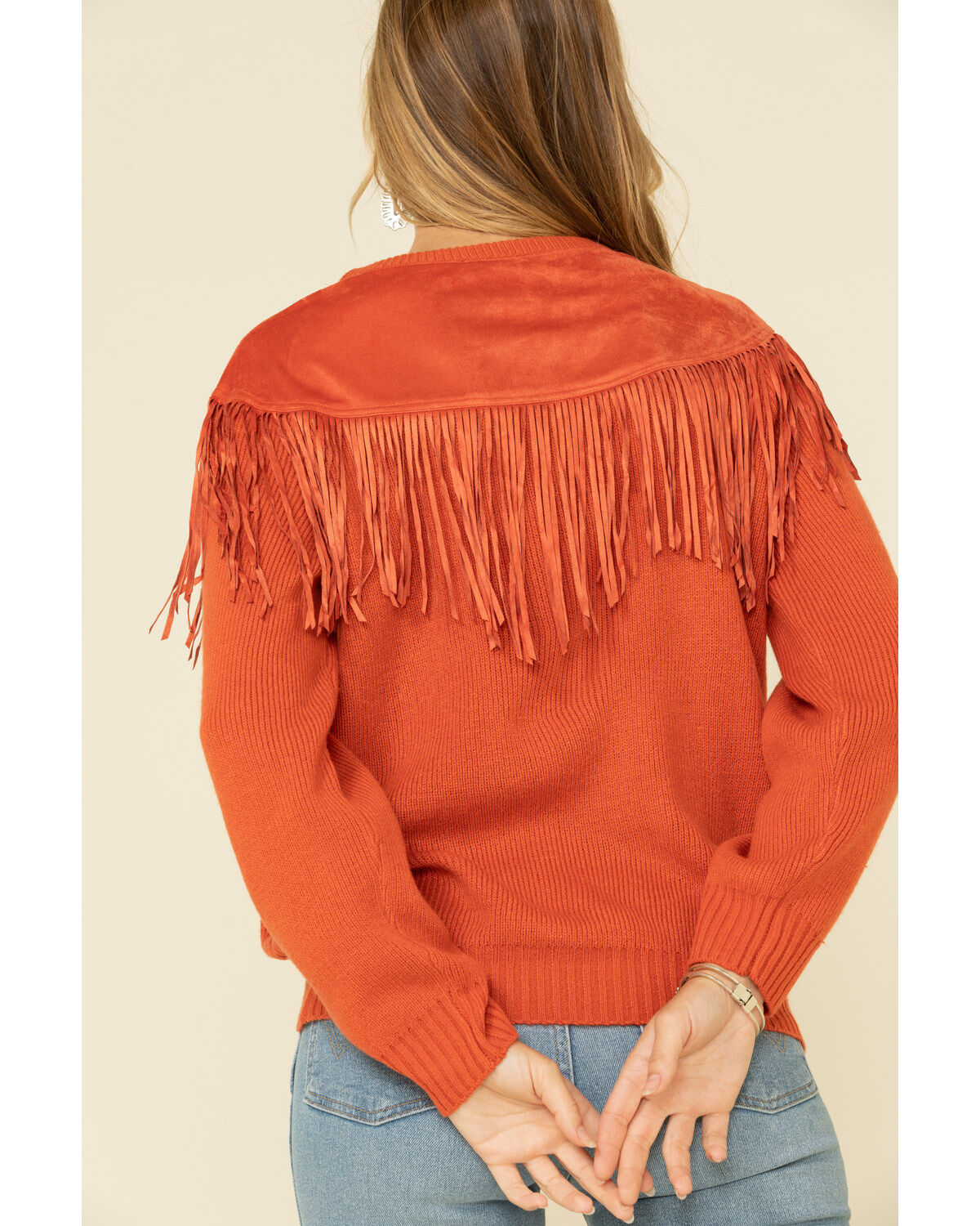 rust sweater womens