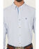 Image #3 - Ariat Men's Dayne Mini Striped Long Sleeve Western Shirt, Blue, hi-res