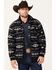 Image #1 - Outback Trading Co Men's Southwestern Print Bomber Jacket, Black, hi-res