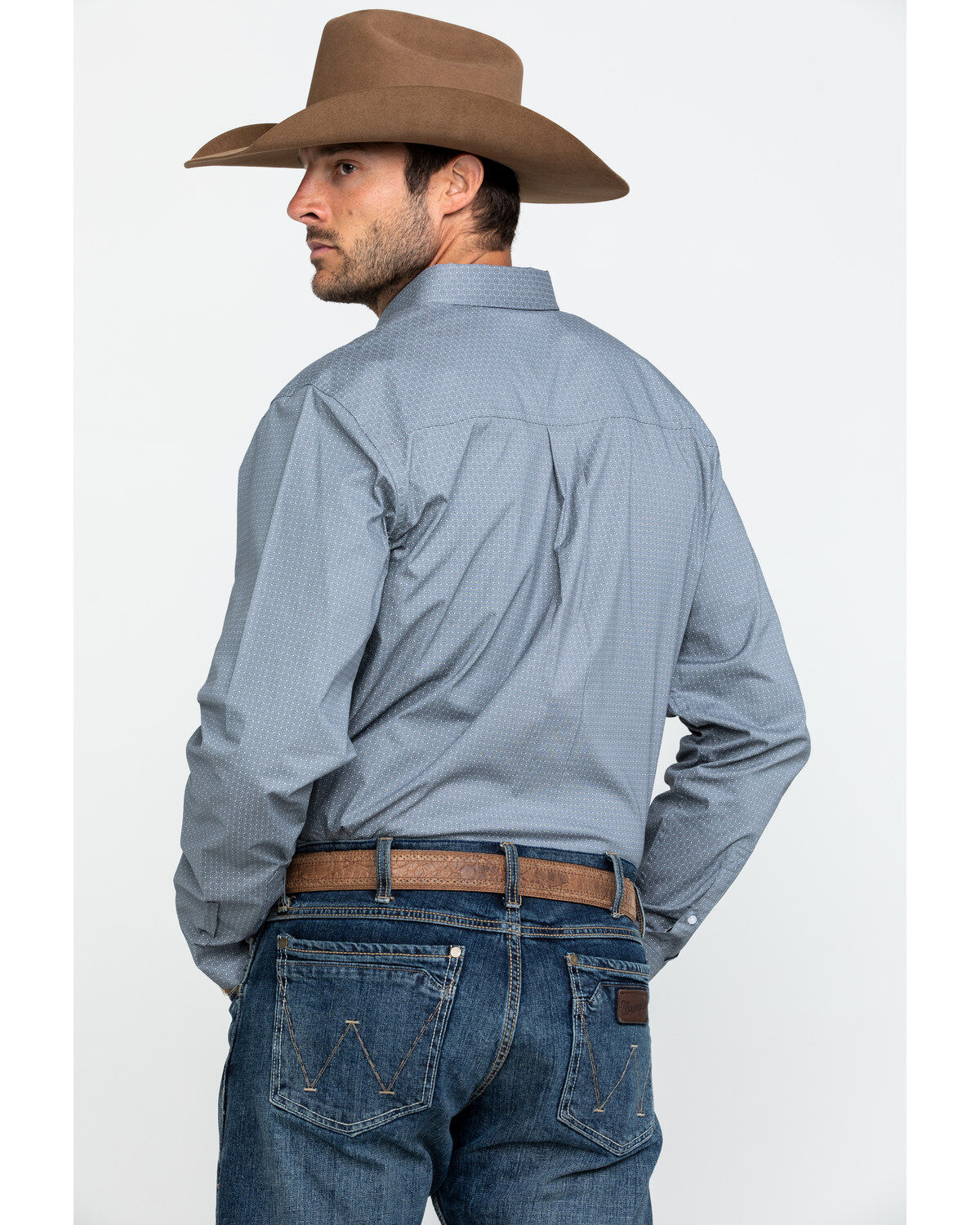 Image #2 - Cody James Core Men's Firesky Geo Print Long Sleeve Western Shirt, , hi-res