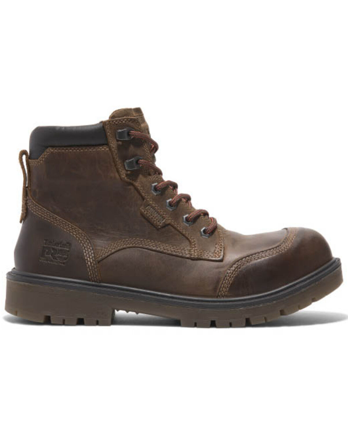 Timberland PRO Men's 6" Whitman Work Boots - Composite Toe, Dark Brown, hi-res