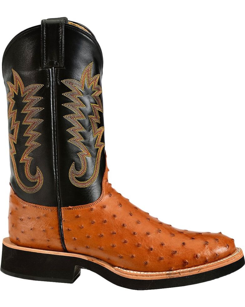 Justin Men's Full Quill Ostrich Western Boots | Boot Barn