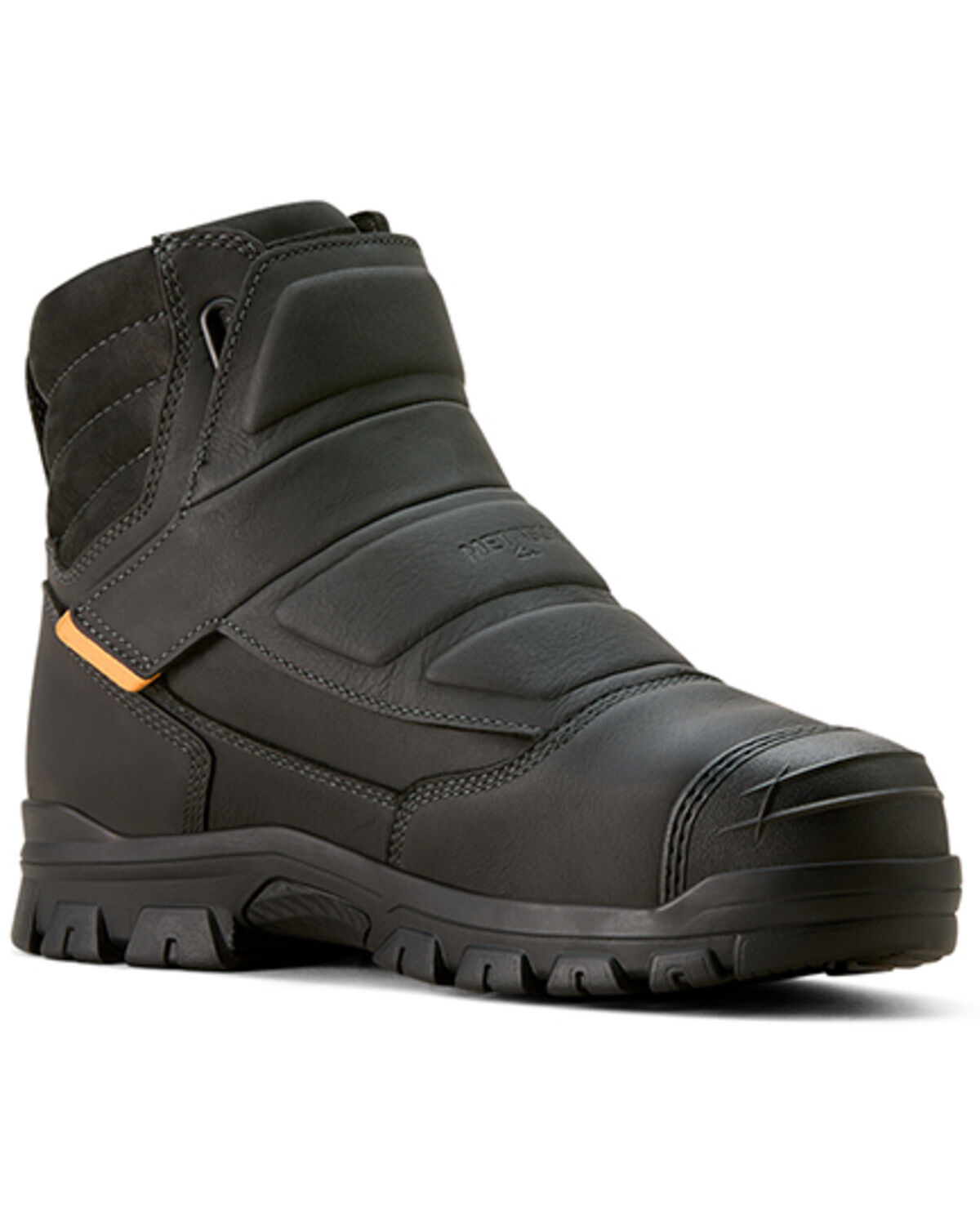 Image #1 - Ariat Men's 6" Treadfast Temper Work Boots - Steel Toe, Black, hi-res