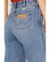 Image #4 - Wrangler Women's Light Wash Bonnie Loose Flare Wide Jeans, Blue, hi-res