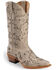 Shyanne Women's Laser Cut Western Boots - Snip Toe, White, hi-res
