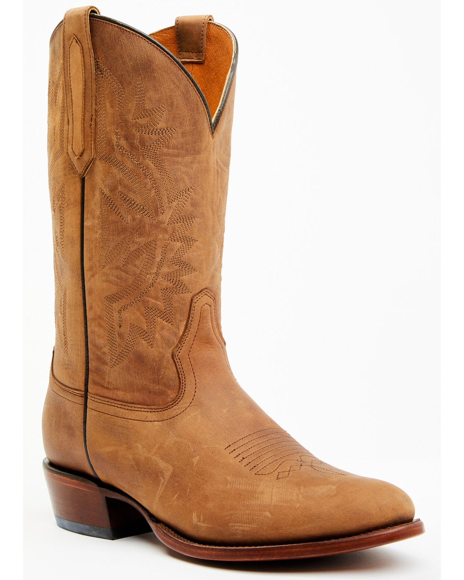Men's western boots 2025 round toe