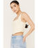 Show Me Your Mumu Women's Sleeveless Corset Top, Off White, hi-res