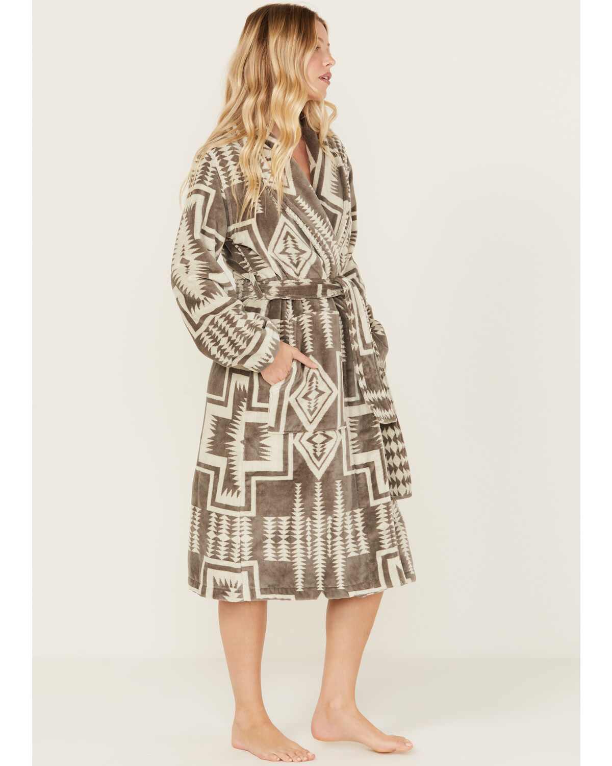 Image #3 - Pendleton Women's Print Robe, , hi-res