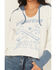 Image #3 - Cleo + Wolf Women's Emily American Blues Knit Hooded Shirt, Sand, hi-res