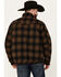 Image #4 - Cinch Men's Plaid Print Concealed Carry Zip Jacket, Brown, hi-res
