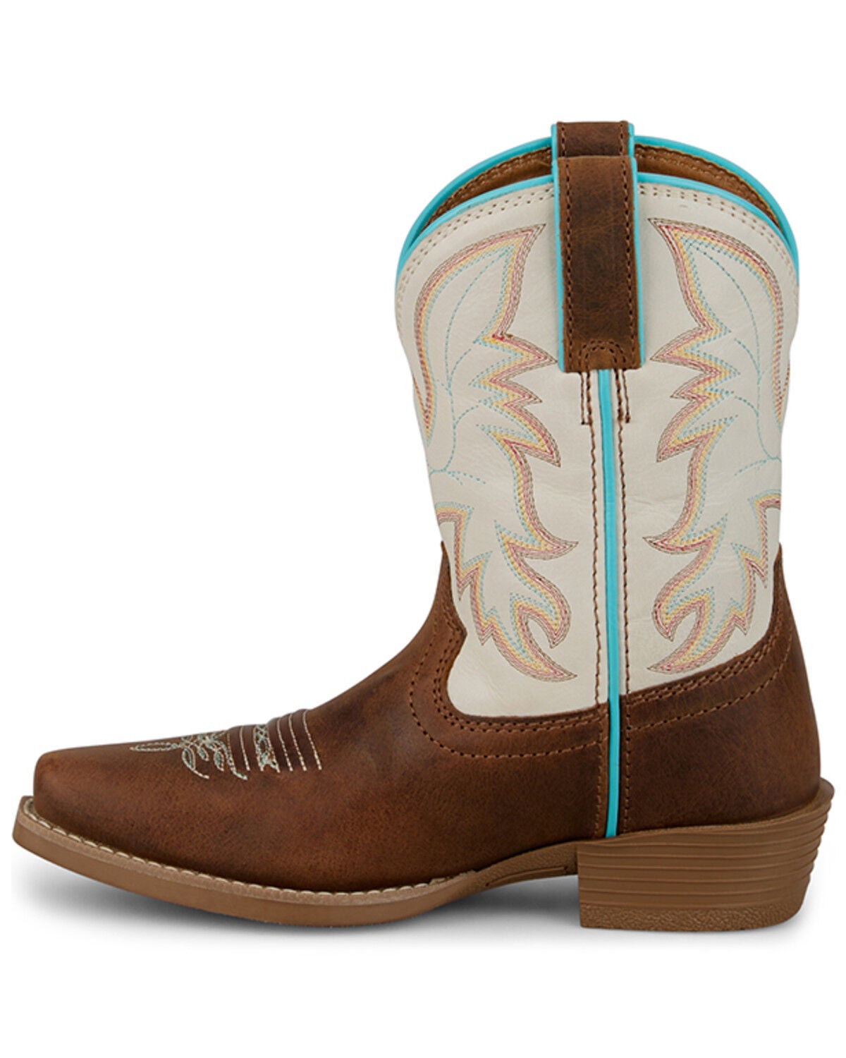 Image #3 - Justin Girls' Whinny Western Boots - Snip Toe, , hi-res