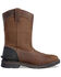 Image #2 - Carhartt Men's 11" Montana Water Resistant Wellington Work Boots - Steel Toe, Brown, hi-res