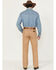 Image #3 - Wrangler Men's 47MWZ Tough Comfort Regular Fit Stretch Canvas Pants - Tall, Wheat, hi-res