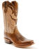 Image #1 - Moonshine Spirit Men's Showtime Inlay Western Boots - Square Toe, Tan, hi-res