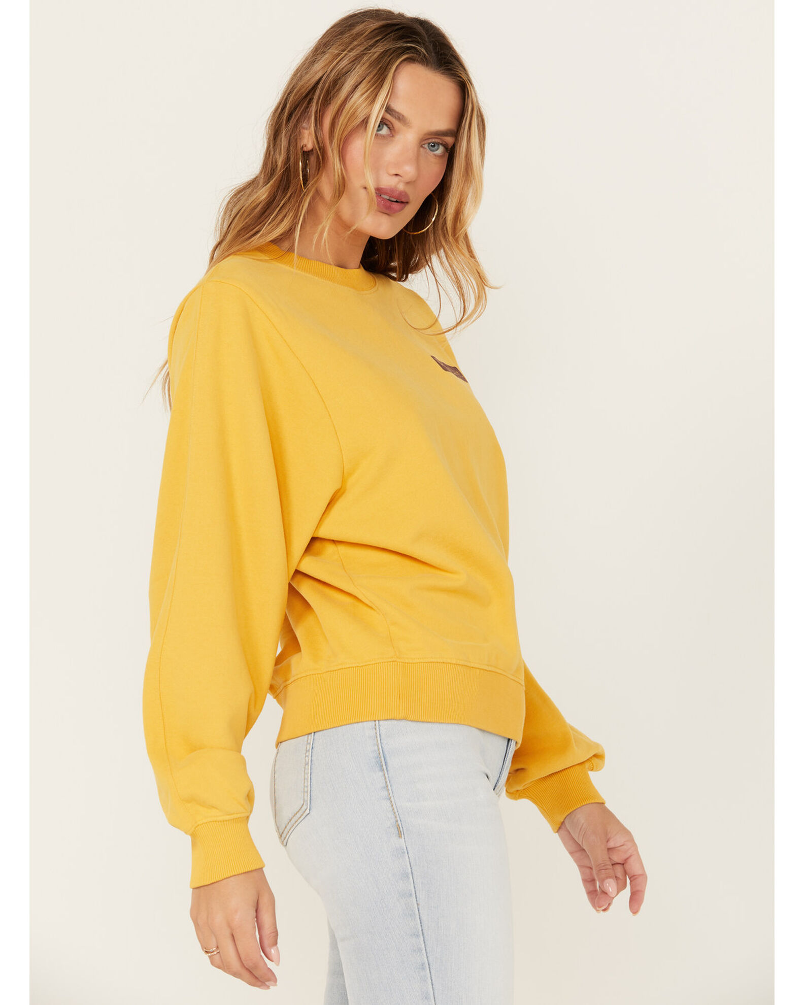 Wrangler yellow sweatshirt online