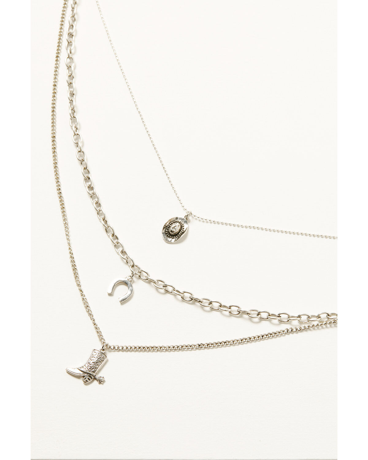Image #2 - Shyanne Women's 3 Layered Jewelry Set - 2 Piece, Silver, hi-res