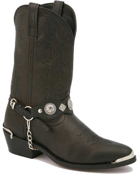Dingo Men's Suiter Western Boots, Black, hi-res