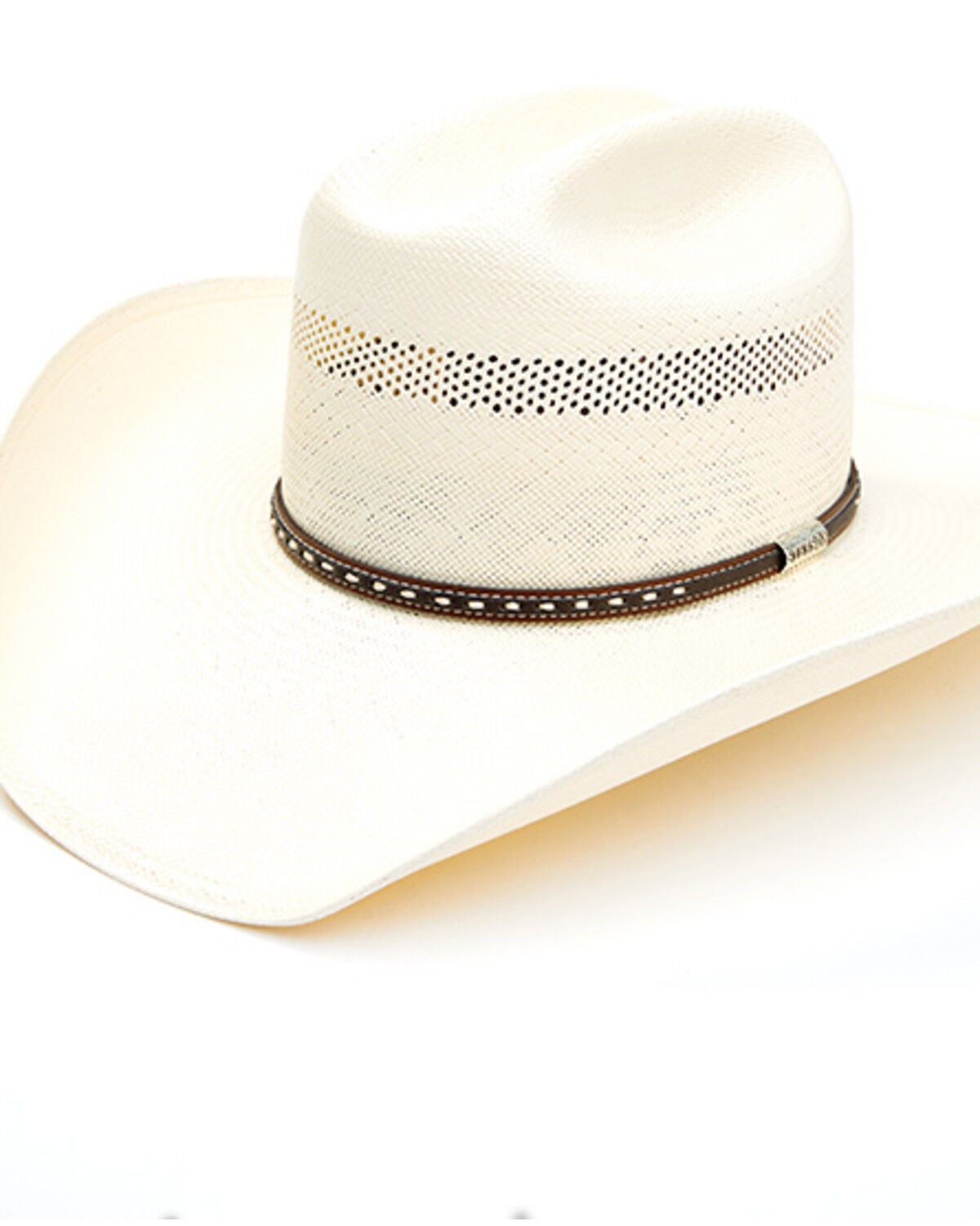 Stetson Crowley 10X Straw Cowboy Hat, Natural, hi-res