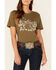 Ranch Dress'n Women's Stay In Your Lane Graphic Tee , Olive, hi-res