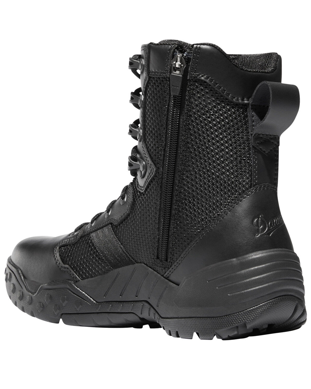 Image #5 - Danner Men's Scorch Side Zip 8" Boots - Soft Toe, Black, hi-res