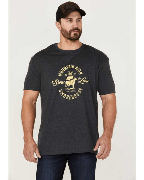 Flag & Anthem Men's Mountain High Smokehouse Graphic T-Shirt , Grey, hi-res