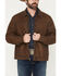 Image #3 - Scully Men's Zip-Up Leather Jacket, Brown, hi-res