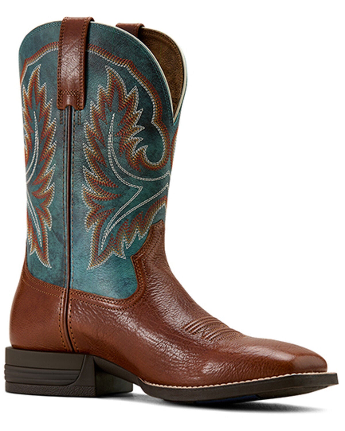Ariat Men's Wilder Western Boots - Broad Square Toe, Tan, hi-res