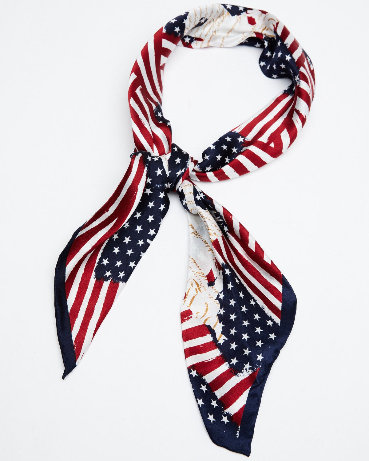 Cody James Men's Americana Wild Rag Scarf, Red/white/blue, hi-res