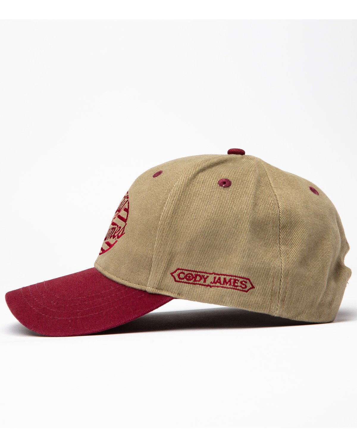 Image #2 - Cody James Men's Retro Eagle Circle Fleg Graphic Ball Cap, , hi-res