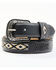Image #1 - Cody James Men's Black Southwestern Center Inlay Western Belt, , hi-res
