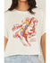 Image #3 - Ariat X Sendero Women's Yeehaw Short Sleeve Graphic Tee, White, hi-res