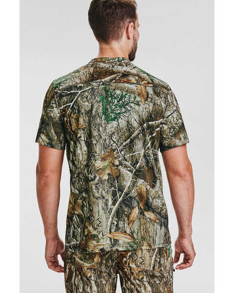 Image #2 - Under Armour Men's Realtree Iso-Chill Brushline Short Sleeve Work Shirt , Camouflage, hi-res