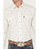 Cinch Men's Modern Fit Large Paisley Print Snap Western Shirt , Cream, hi-res