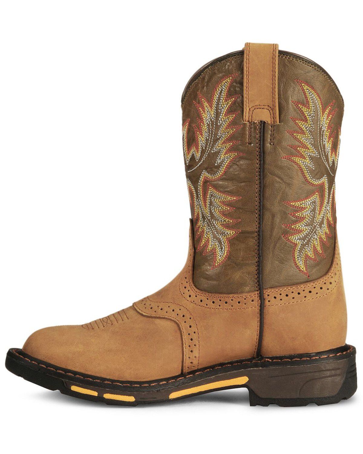 Image #3 - Ariat Boys' WorkHog® Western Boots - Round Toe, , hi-res