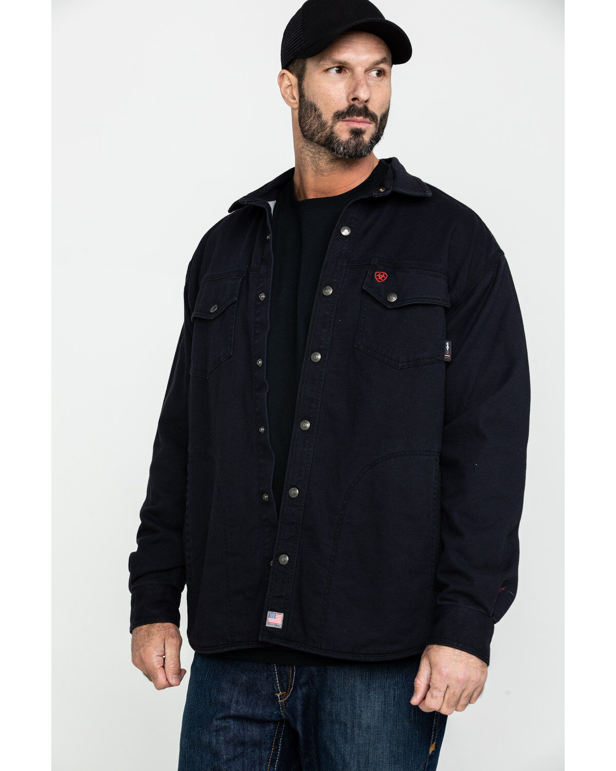 Image #1 - Ariat Men's FR Rig Shirt Work Jacket - Big, , hi-res