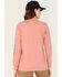 Ariat Women's FR Stretch Logo Long Sleeve Work T-Shirt , Medium Red, hi-res