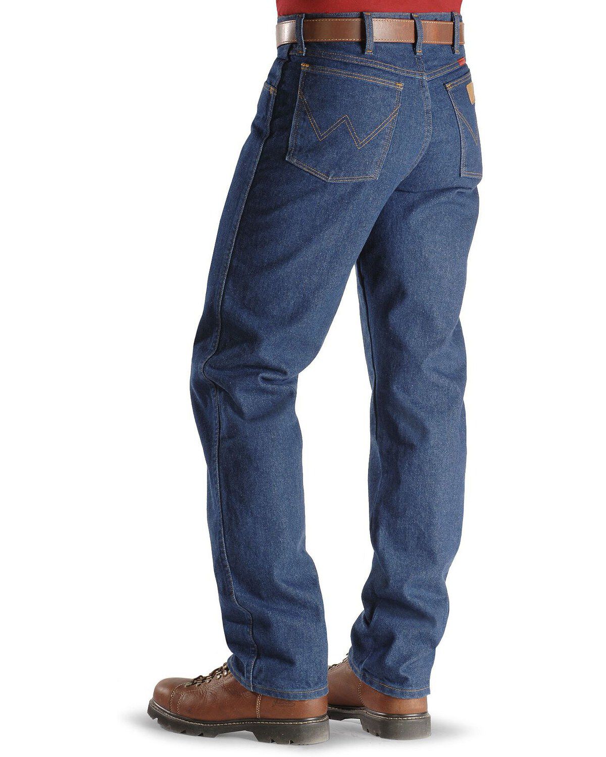 Wrangler Men's Relaxed Flame Resistant Jeans, Denim, hi-res