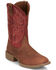 Image #1 - Justin Men's 11" Canter Western Boots - Broad Square Toe, Cognac, hi-res
